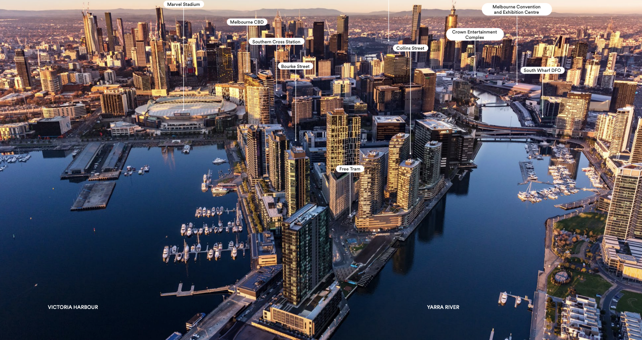 Docklands Oversized South-Facing 1 Bedroom | Large Balcony with Yarra River Views