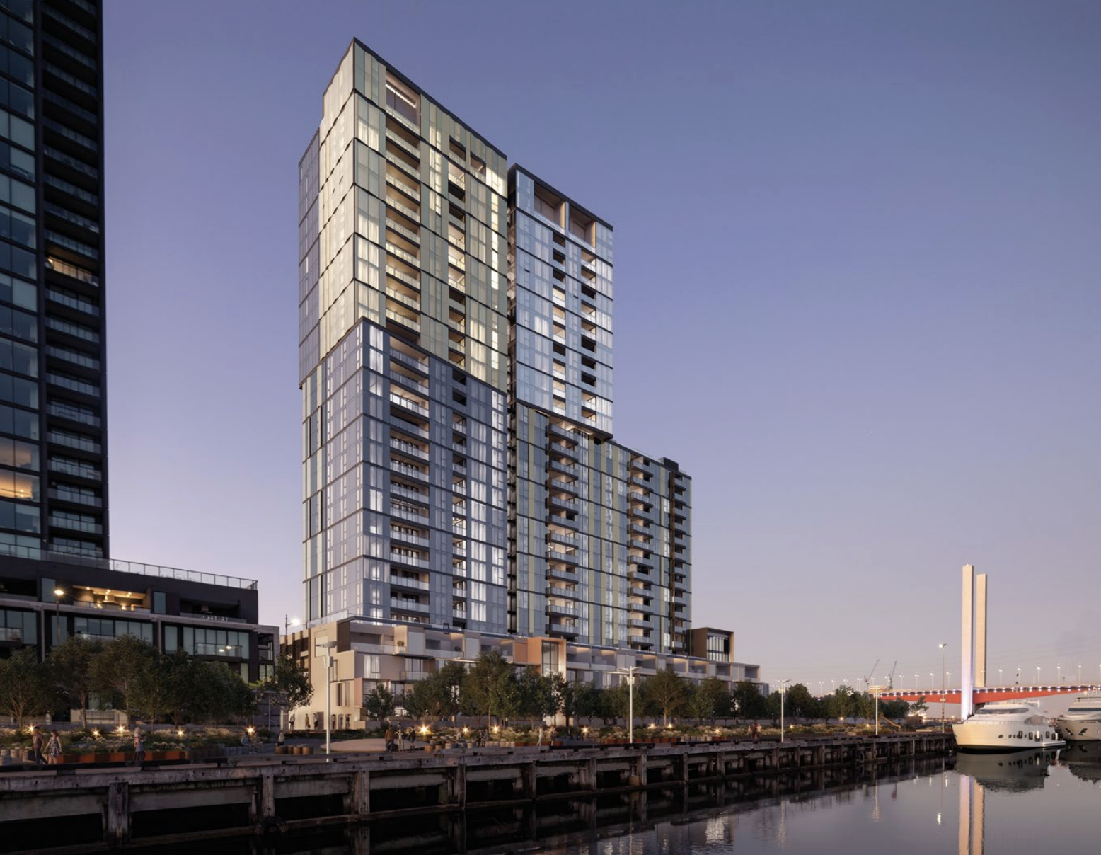 Docklands South-Facing Waterfront 1 Bedroom | Refined Layout with Yarra River Views