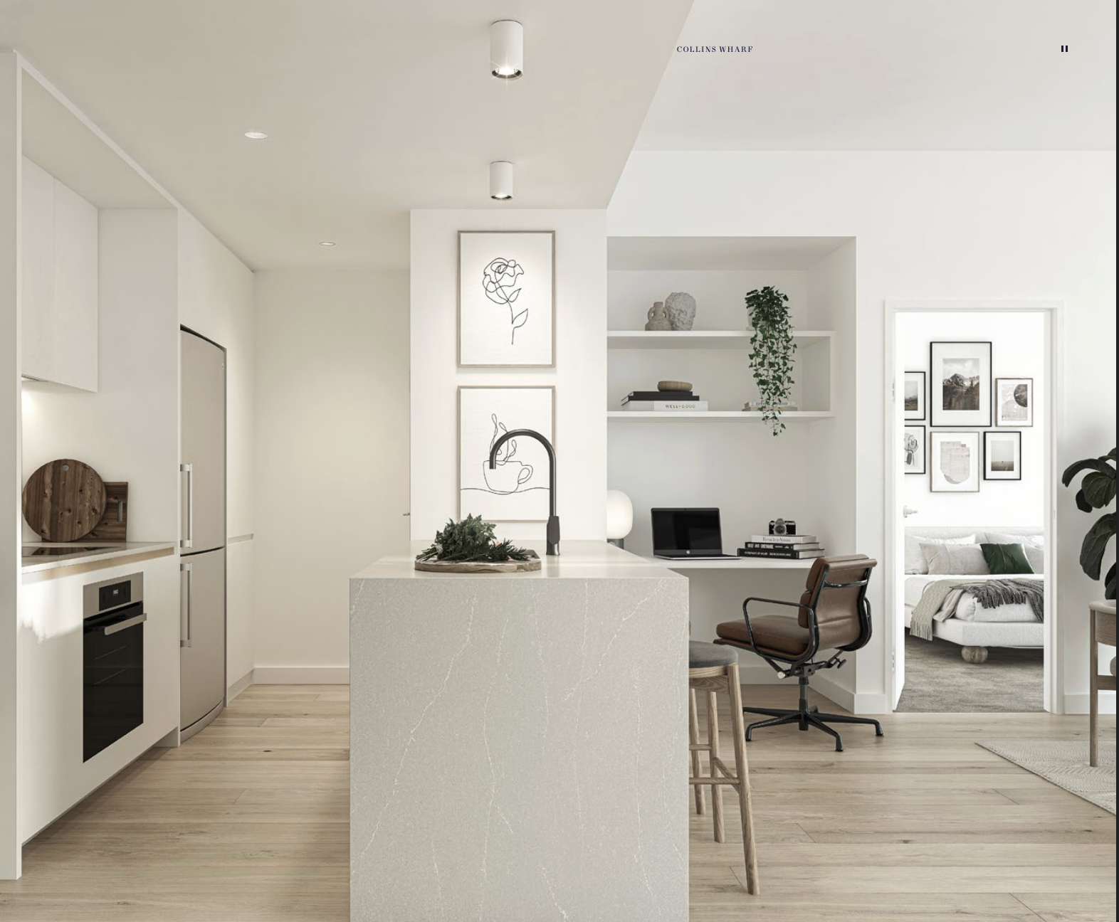 Docklands South-Facing Waterfront 1 Bedroom | Smart Layout · Yarra River Outlook